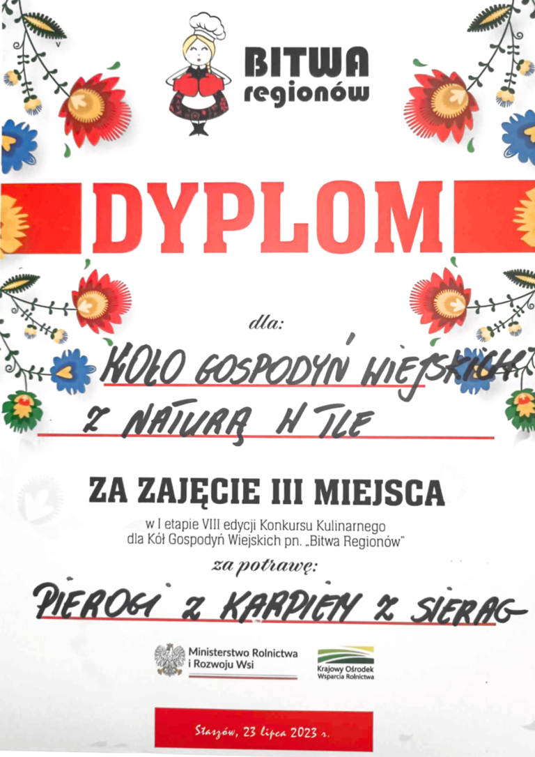 dyplomy, podziękowania gospodarstwo rybackie sieragi (1)